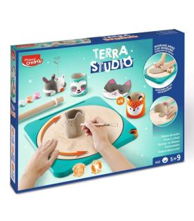 Maped Terra Studio Taller de Ceramica - Kit Infantil Completo y Facil de Usar - Para Niños a partir de 5 Años