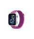 Savefamily Reloj Inteligente Infantil SaveWatch Plus 2 - Pantalla Amoled - Carcasa Blanca - Correa Tela Frambuesa