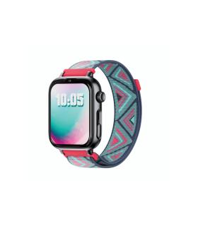 Savefamily Reloj Inteligente Infantil SaveWatch Plus 2 - Pantalla Amoled - Carcasa Negra - Correa Tela Tribeca