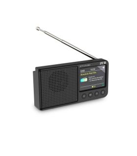 SPC Jetty Lite Radio Portatil Digital DAB+ - Pantalla TFT 2.4" - Antena Telescopica - Bateria Recargable - Funcion Altavoz Bluet