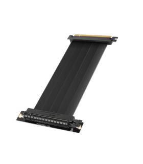 Mars Gaming MCA-PCIE40 Cable de Extension Riser PCIe 4.0 X16 Flexible - Blindaje EMI - Conector Hembra a 90º - Longitud 30cm ..