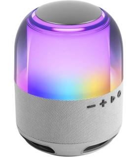 Mars Gaming MS-FLOW Altavoz Bluetooth de 15W - Luces RGB 360 Grados - Bateria de 2000mAh - Compacto - Alcance hasta 10m - Color.