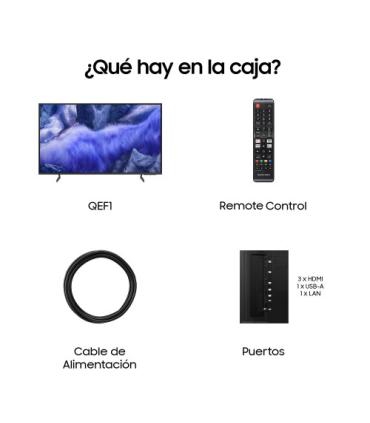 TV SAMSUNG, 50 PULGADAS,TV QLED QE1F 4K VISION AI SMART TV 2025, 127 CM, 3840 X 2160 PIXELES, QLED, SMART TV, WIFI
