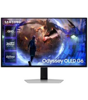 Samsung Odyssey G6 Monitor Gaming 27" OLED QHD 360Hz FreeSync Premium Pro HDR - Respuesta 0.3ms - Regulable en Altura, Giratorio