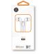 TechOneTech ear Tech Hop Auriculares Intraurales USB-C - Microfono Integrado - Cable de 1.20m - Blanco