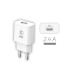 TechOneTech Basik Cargador de Pared 1 Puerto USB-A 12W - Color Blanco