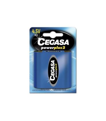 Cegasa Power Plus 2 Pack de 1 Pila 3R12 4.5V - Pila Salina para Aparatos de Bajo Consumo