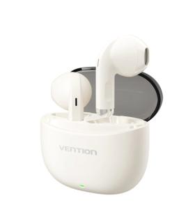 Vention ELF E07 Auriculares Bluetooth 5.3 con Estuche de Carga - Cancelacion de Ruido - 6h Autonomia - Color Beige