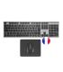 Tacens Zenith Combo Pack Inalabrico de Teclado Completo + Raton y Alfombrilla - Disposicion Francesa AZERTY FR - Teclas Silencio