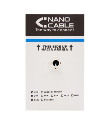 Nanocable Cable Red RJ45 Cat.5e UTP Rigido AWG24 Exterior, 305 M
