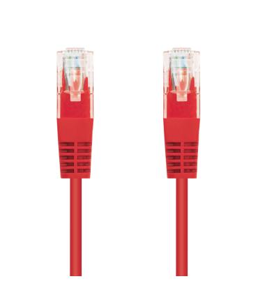 NANOCABLE CABLE RED LATIGUILLO RJ45 CAT.5E UTP AWG24, ROJO, 0.5 M (10.20.0100-R