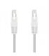 Nanocable CABLE RED LATIGUILLO RJ45 CAT.6 UTP AWG24, BLANCO, 0.5 M