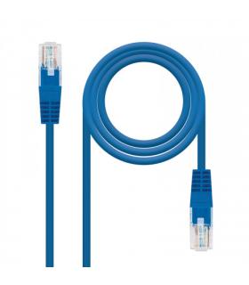 Nanocable CABLE RED LATIGUILLO RJ45 CAT.6 UTP AWG24, AZUL, 2.0 M