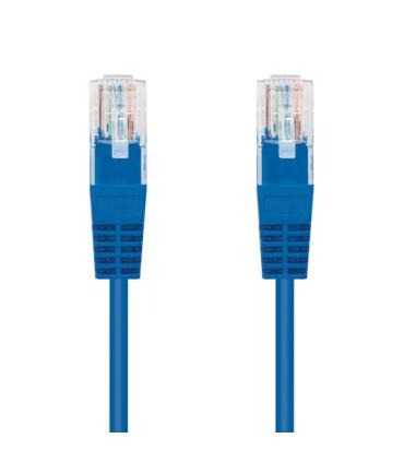 Nanocable CABLE RED LATIGUILLO RJ45 CAT.6 UTP AWG24, AZUL, 0.5 M
