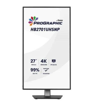 MONITOR IIYAMA, IPS PANEL TECHNOLODY LED, 27 PULGADAS, 68.5 CM, 3840X2160, 60 HZ