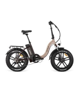 EBIKE  PORTO - URBAN - FAT 20” X 4 - BAT.EXTRAIBLE  - NEGRO/OCRE