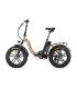 EBIKE  PORTO - URBAN - FAT 20” X 4 - BAT.EXTRAIBLE  - NEGRO/OCRE