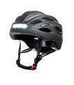 YOUIN CASCO MTB CON LUCES DELANTERA Y TRASTERA – L NEGRO