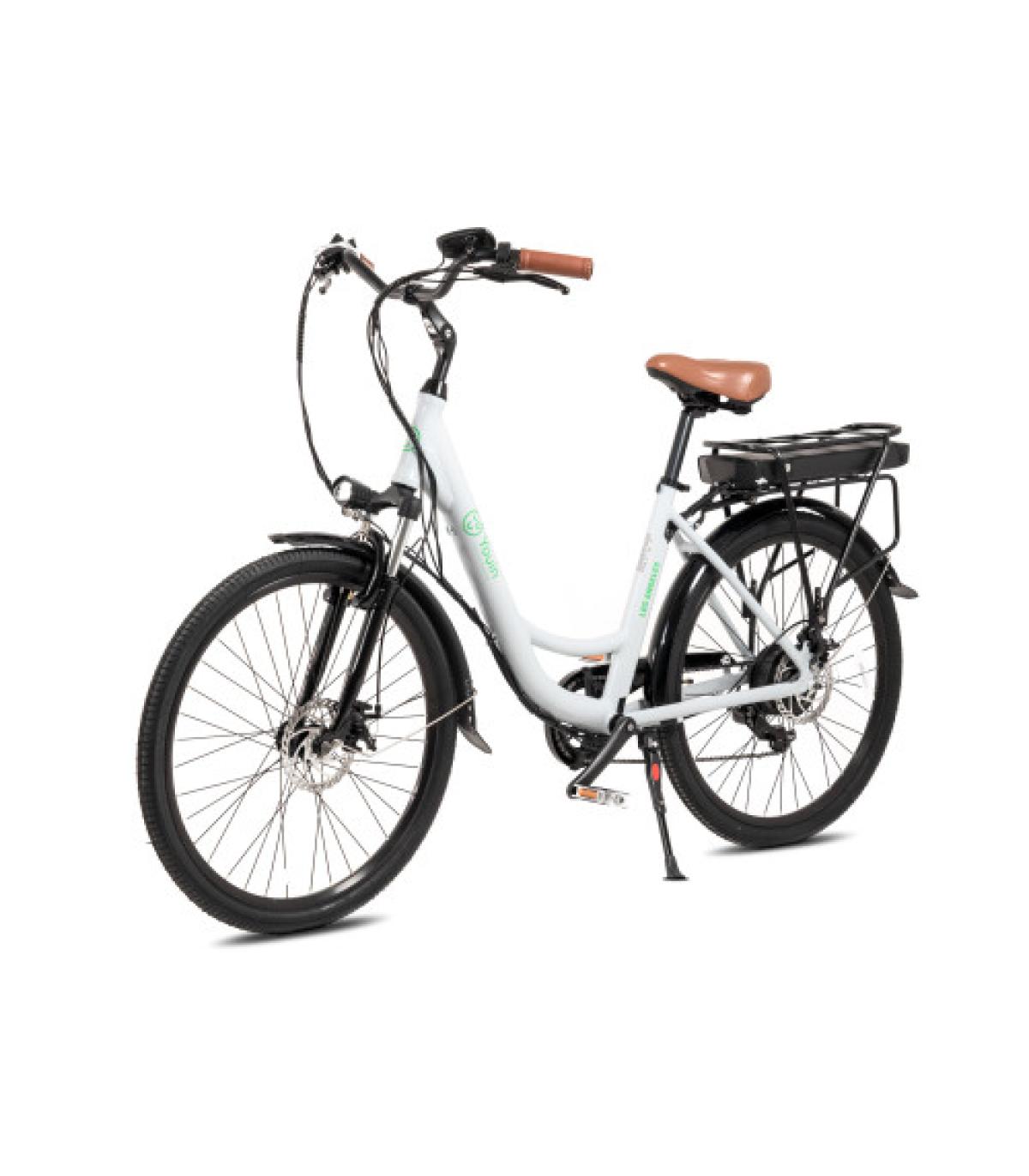 YOUIN EBIKE YOU-RIDE LOS ANGELES - PASEO - RUEDA 26” - BAT. EXTRAIBLE -BLANCO