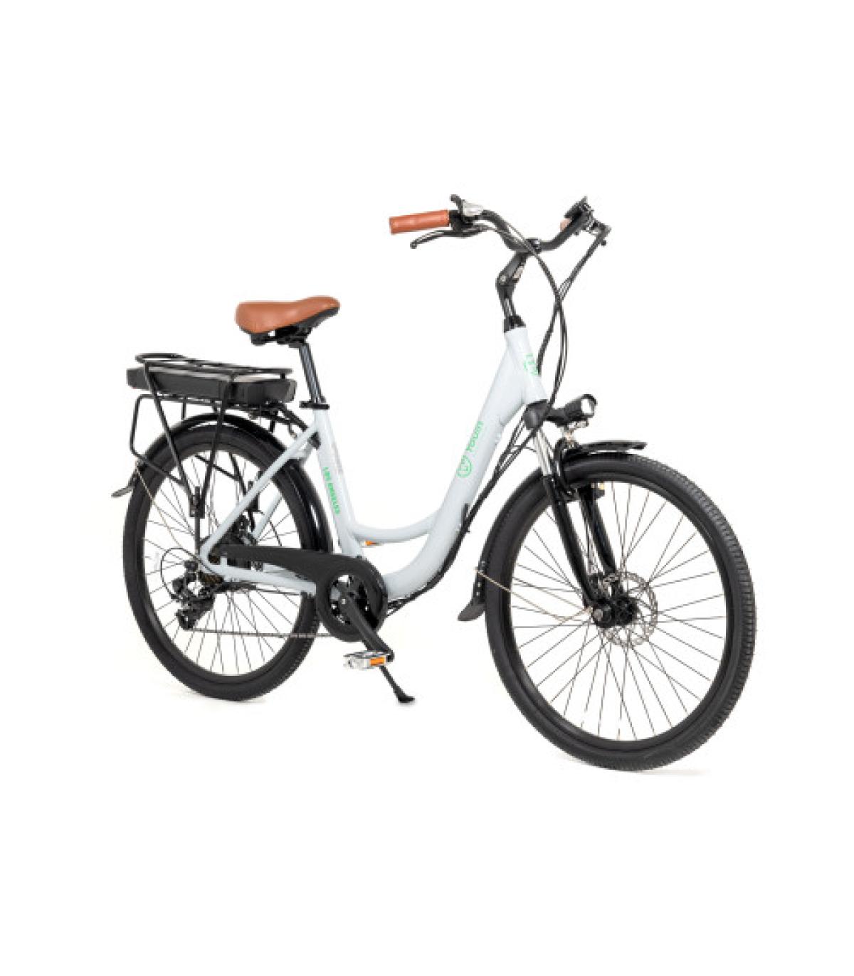 YOUIN EBIKE YOU-RIDE LOS ANGELES - PASEO - RUEDA 26” - BAT. EXTRAIBLE -BLANCO