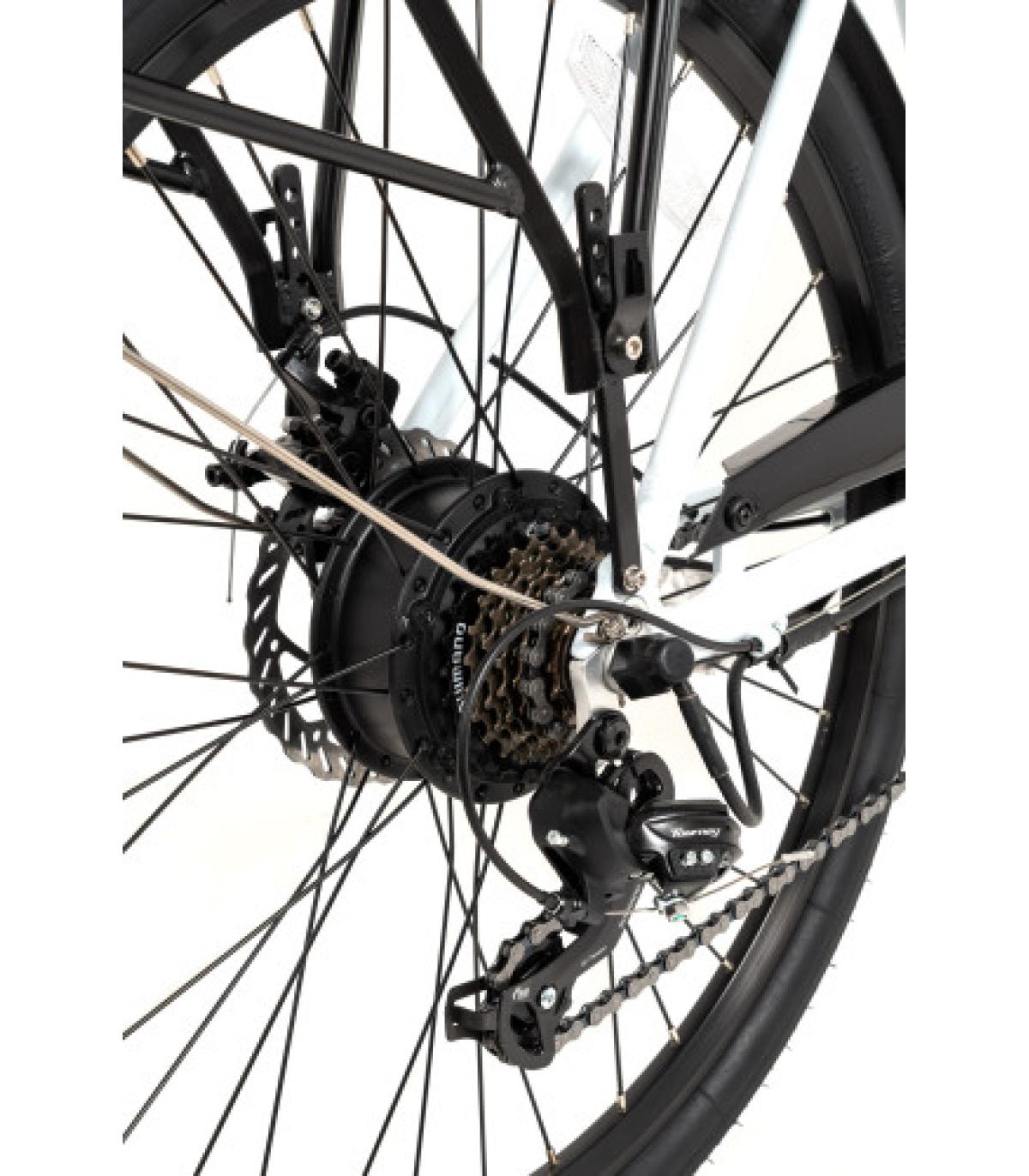 YOUIN EBIKE YOU-RIDE LOS ANGELES - PASEO - RUEDA 26” - BAT. EXTRAIBLE -BLANCO