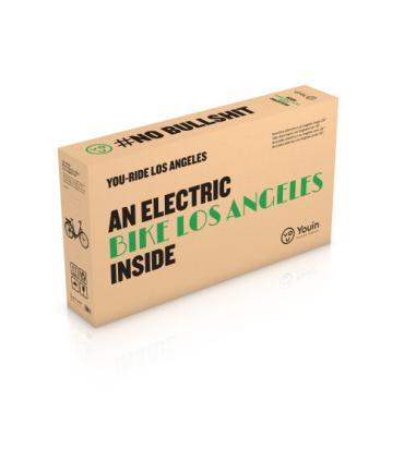 YOUIN EBIKE YOU-RIDE LOS ANGELES - PASEO - RUEDA 26” - BAT. EXTRAIBLE -BLANCO