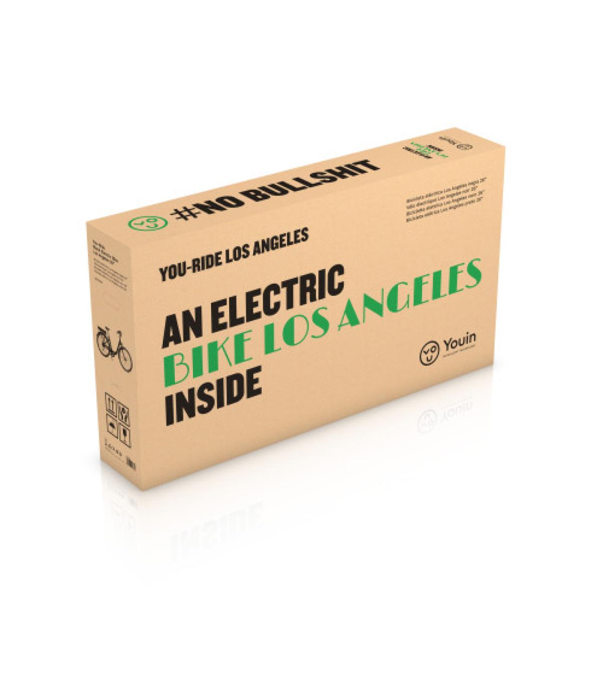 YOUIN EBIKE YOU-RIDE LOS ANGELES - PASEO - RUEDA 26” - BAT. EXTRAIBLE -BLANCO
