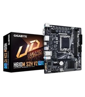 Gigabyte H610M S2H V2 Placa Base Intel1700 2x DDR5 - M.2, SATA, PCIe4.0 - HDMI, DisplayPort, VGA, RJ-45, USB 3.2 - MicroATX