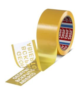 Tesa 64007 Cinta para Precintado a Prueba de Manipulaciones 50mm x 50 Metros - Para Aplicacion Manual y Automatica - Adhesivo Ac