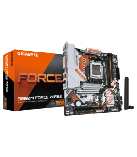 PLACA GIGABYTE B850M FORCE WF6E,AMD,AM5,B850,2DDR5,128GB,1HDMI+1DP,4SATA3+3M.2,GBELAN+WIFI6E+BT5.3,4USB3.2,MATX