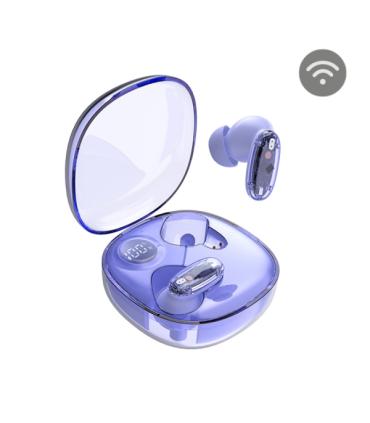 Mars Gaming MHIB2 Auriculares Bluetooth 5.4 - Microfono Integrado - Autonomia hasta 7h - Indicador LED - Semitransparente - 60x6