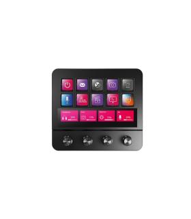 Mars Gaming MSD-PRO Dispositivo de Control para Retransmisiones/Streaming, Trabajo, Gaming - 10 Teclas LCD - 4 Diales Personaliz