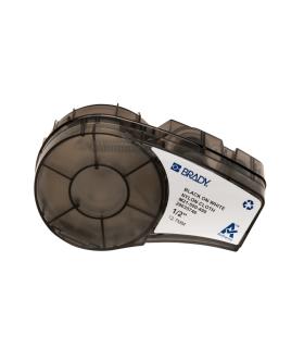 Brady M21-500-499 Cinta de Etiquetas Original Tela de Nylon - Texto Negro sobre Fondo Blanco - Ancho 12,70mm x 4,88m