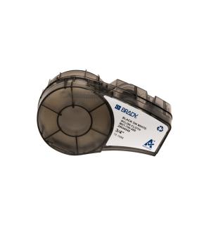 Brady M21-750-499 Cinta de Etiquetas Original de Nylon - Texto Negro sobre Fondo Blanco - Ancho 19,05mm x 4,88m