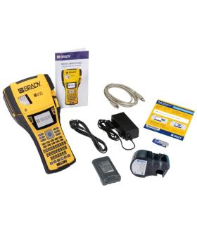 Brady M410 Impresora de Etiquetas Portatil - Pantalla LCD - Resolucion 300ppp - Anchura Maxima de la Etiqueta 25.40mm - Color Am