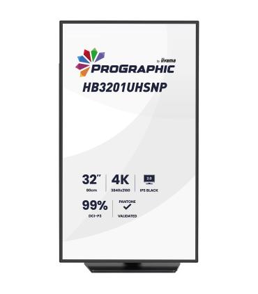 MONITOR IIYAMA, 31.5 PULGADAS, 80 CM, IPS PANEL TECHNOLOGY LED, 3840X2160, 60HZ