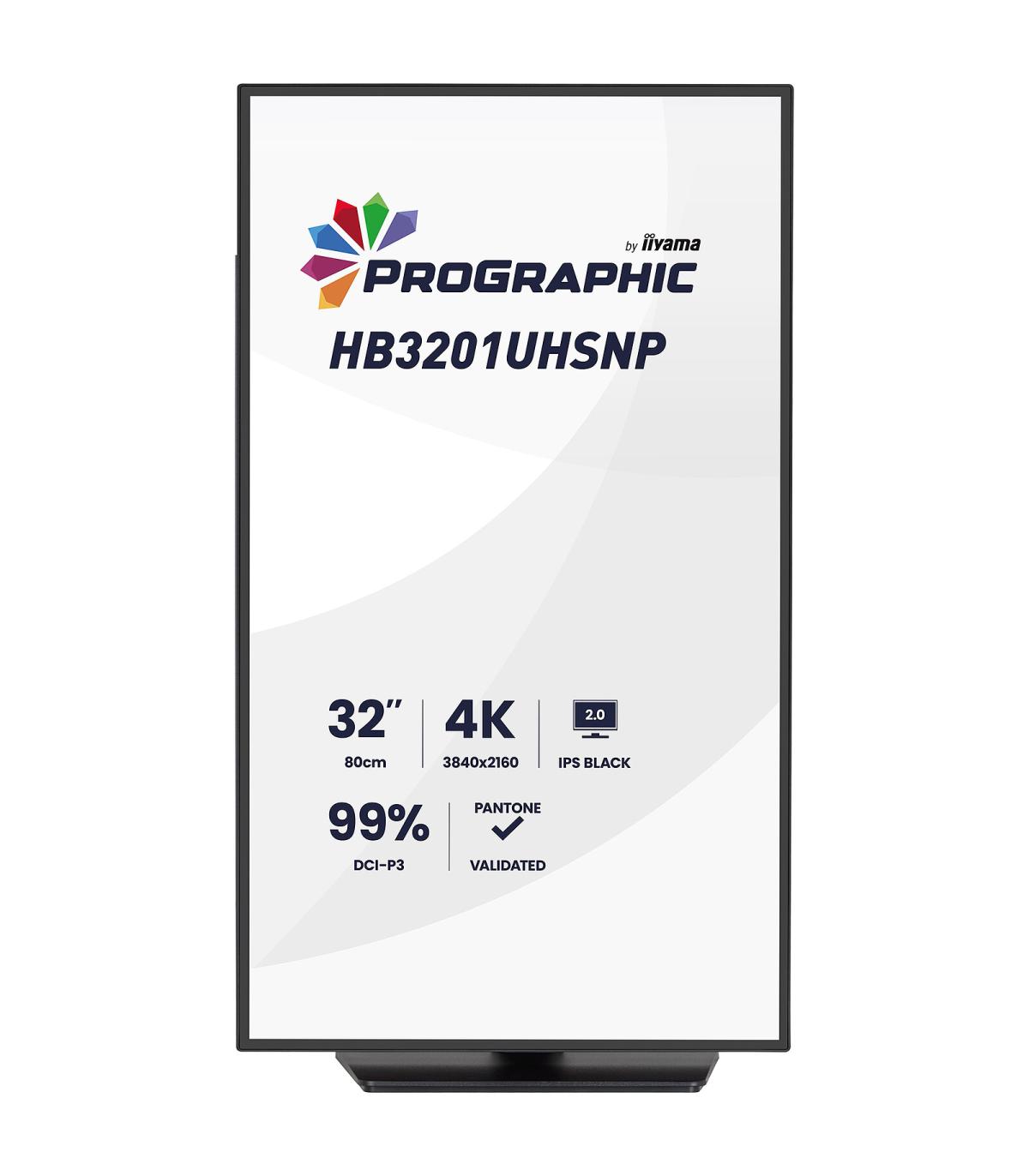 MONITOR IIYAMA, 31.5 PULGADAS, 80 CM, IPS PANEL TECHNOLOGY LED, 3840X2160, 60HZ
