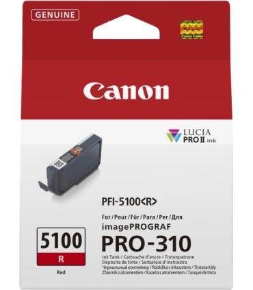 Canon PFI5100 Rojo Cartucho de Tinta Original - PFI5100R/6958C001