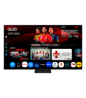 TV SAMSUNG, 55 PULGADAS, TQ55Q7F5AU, 139,7 CM, 3840 X 2160 PIXELES, QLED, SMART TV, WIFI, NEGRO