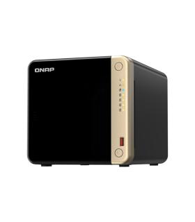 QNAP TS-464-8G NAS Torre Procesador Intel Celeron N5095 - Memoria 8GB - 4 Bahias 2.5", 3.5", M.2 - USB, HDMI, Ventilador 120mm