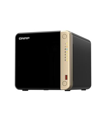 QNAP TS-464-8G NAS Torre Procesador Intel Celeron N5095 - Memoria 8GB - 4 Bahias 2.5", 3.5", M.2 - USB, HDMI, Ventilador 120mm