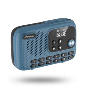 Energy Sistem TunerGo Radio Portatil FM - Bluetooth, USB, MicroSD, Jack3.5 - 5W - Bateria Hasta 10 Horas de Autonomia - Color Az
