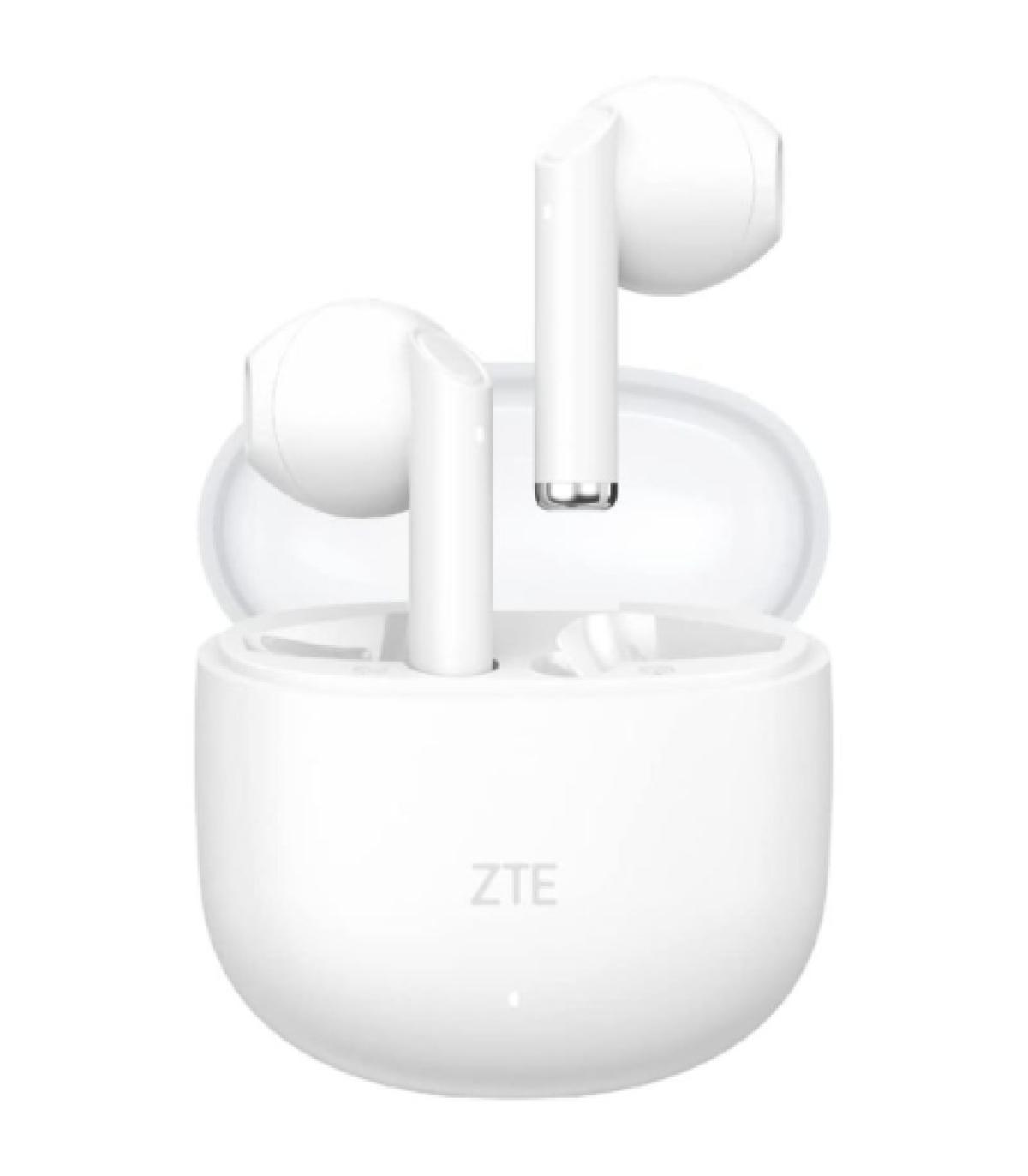 ZTE Buds 2 Auriculares True Wireless - Bluetooth 5.3 - 25h Autonomia - Resistencia IPX4 - Color Blanco