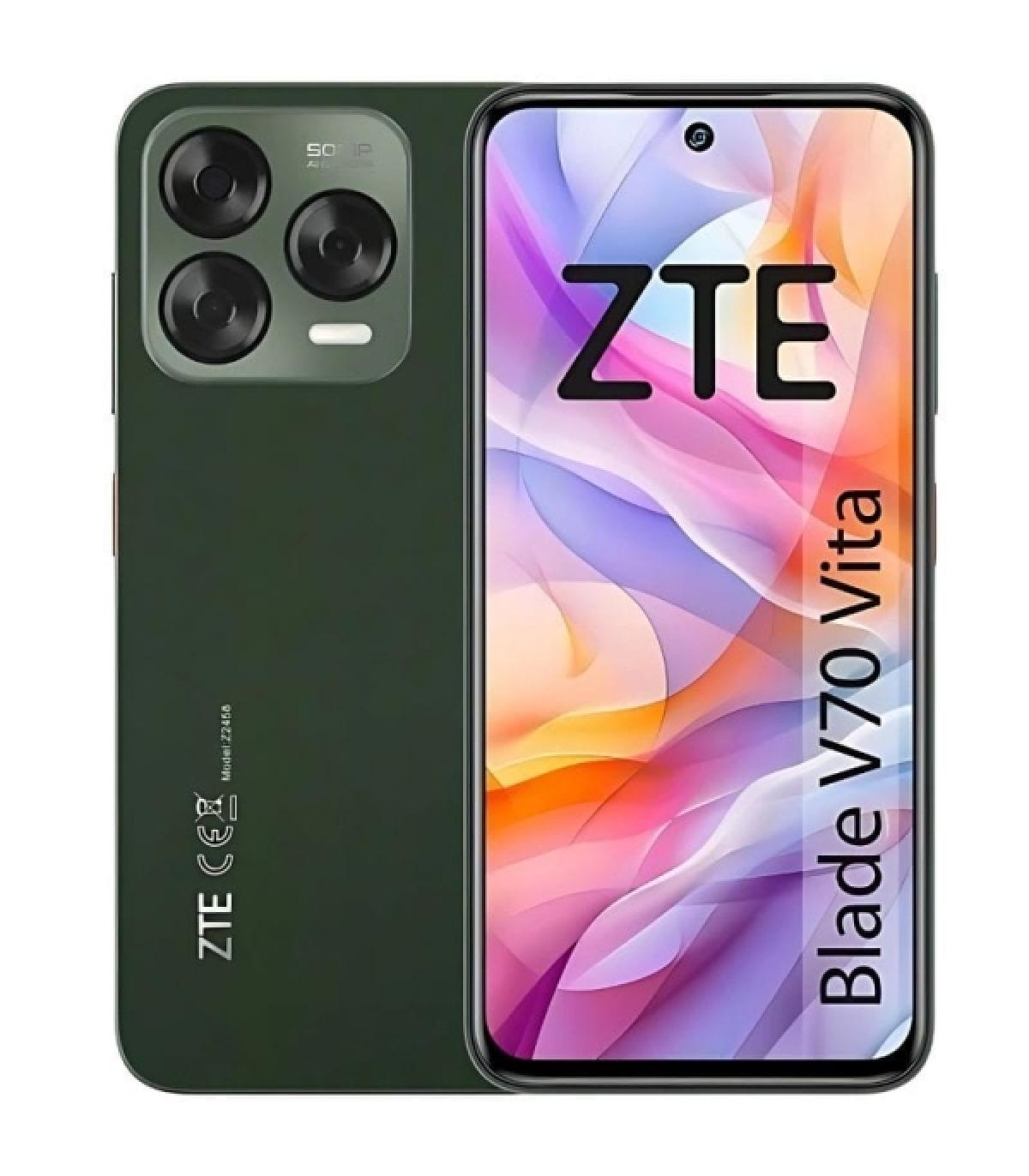 ZTE Blade V70 Vita Smartphone Pantalla 6,7" - 8+12 GB RAM - 256 GB - 90 Hz - Camara 50 MP - Bateria 5000 mAh - Color Verde