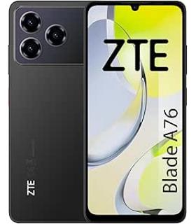 ZTE Blade A76 Smartphone Pantalla 6,75" - 4+8 GB RAM - 128 GB - 90 Hz - Camara 50 MP - Bateria 5000 mAh - Color Negro