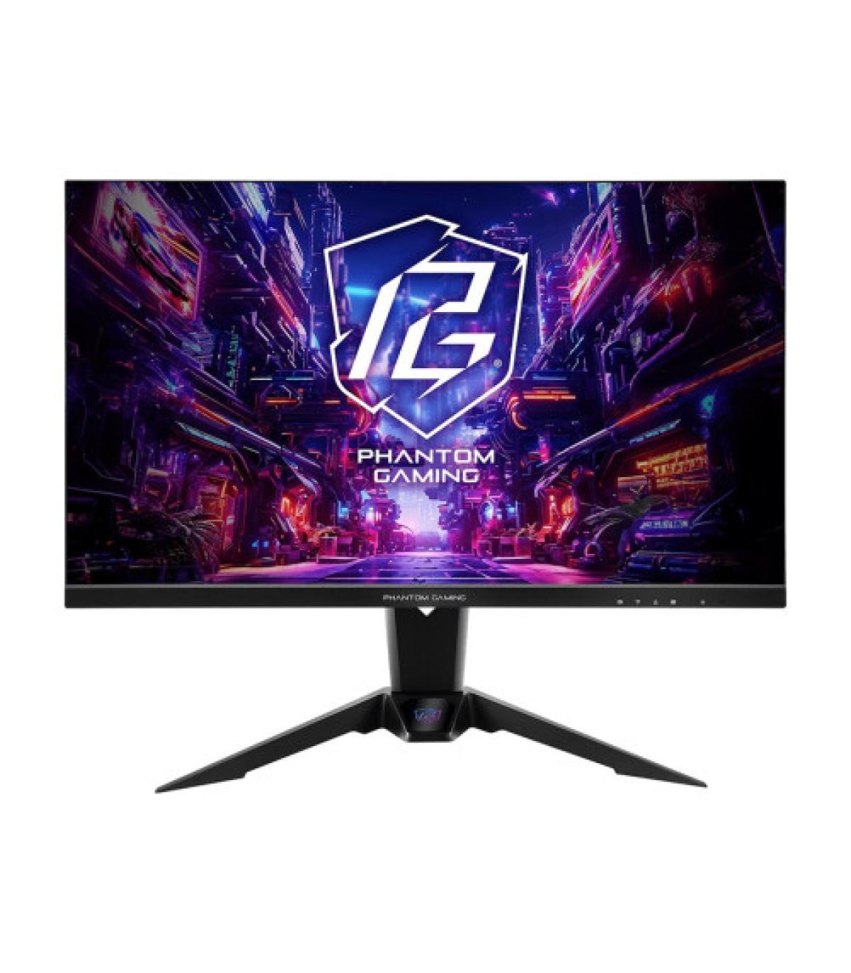 MONITOR ASROCK PG27FFX2A,27",FHD (1920X1080),520HZ,1000:1,1MS,2HDMI+1DP,WIFI+3USB3.2,WIFI,ALTAVOCES,PLANO,NEGRO