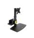 Tooq Soporte de Mesa para Monitor de 17"-27" - Regulable en Altura. Giratorio e Inclinable - Gestion de Cables - Peso Max 6kg ..