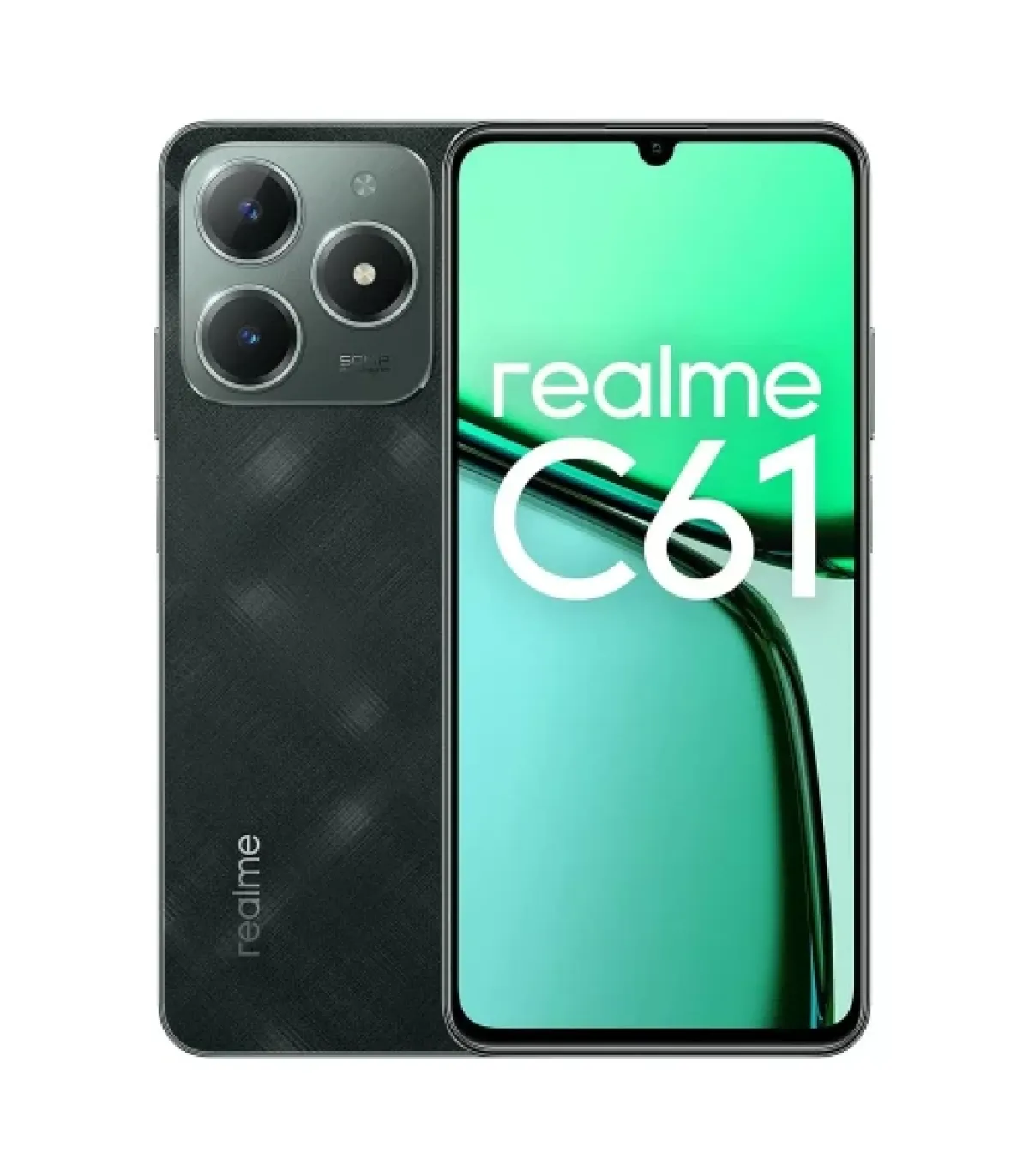 realme C61 17,1 cm (6.74") SIM doble Android 14 4G USB Tipo C 6 GB 256 GB 5000 mAh Verde