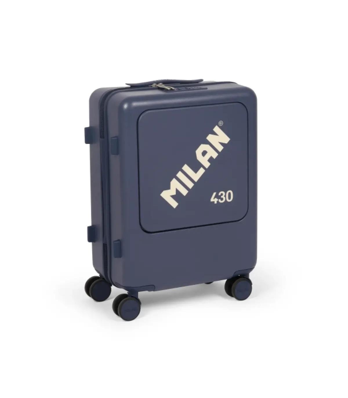 Milan Coleccion 430 Maleta de Cabina Rigida - 4 Ruedas Dobles 360º - Cierre con Combinacion de 3 Digitos - Apertura Independient