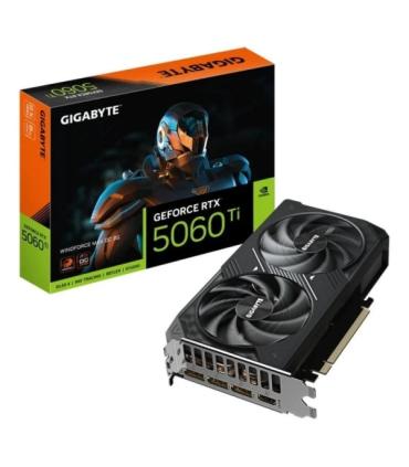 Gigabyte GeForce RTX 5060 TI Tarjeta Grafica WINDFORCE MAX OC 18GB GDDR7-3x DP, HDMI